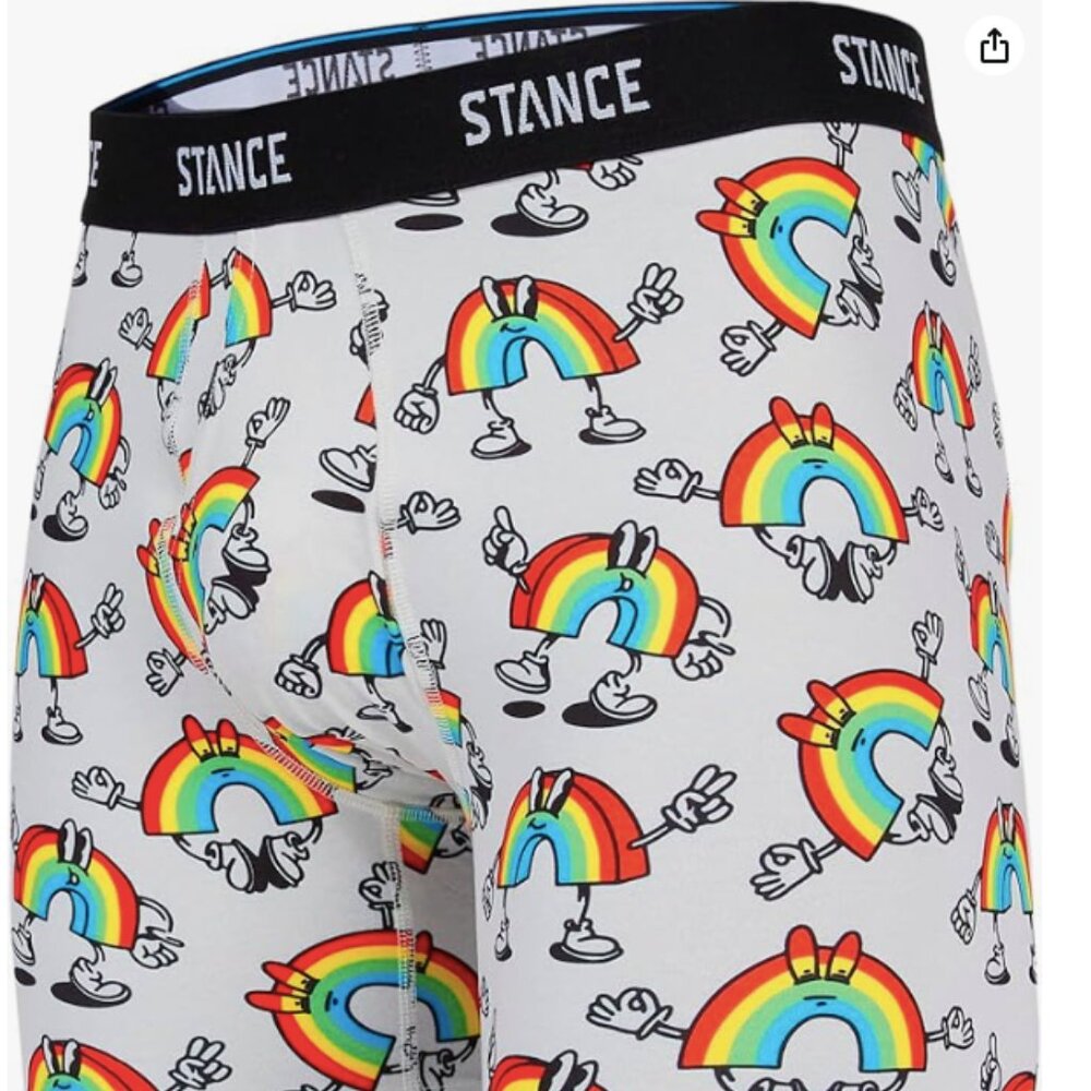 Stance Rainbow Vibeon Boxer Brief Adult Sizes